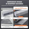 VEVOR Shower Curb Kit, 60"x48" Shower Pan Kit with 2" ABS Central Flange, Waterproof Membrane, Stainless Steel Grate and Joint Sealant